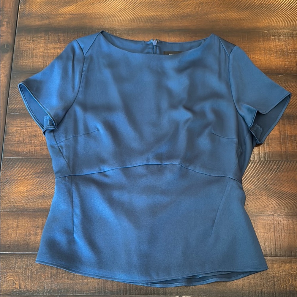 Elegant Blue Women's Top